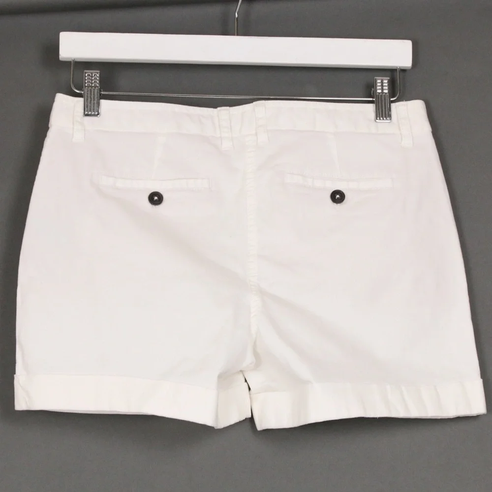 Boden White Women's Cotton Shorts - Picture 4 of 6